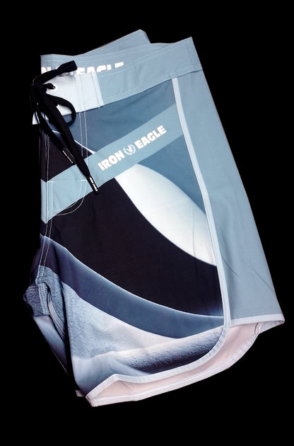Iron Eagle Pro Shorts - 'Avalanche' 15'' Low Rise Men's Physique Shorts
