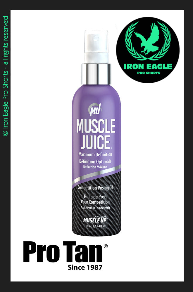 Pro Tan Muscle Juice - Maximum Definition Posing Oil - 118ml